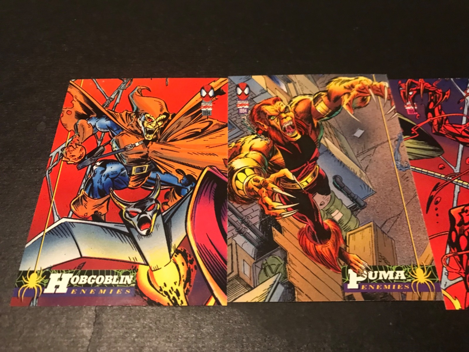 Spider-man 1994 Fleer Mixed Lot Of Cards - Lot Of 12 #4 Marvel Pack ~ Vulture