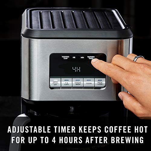 Coffee Maker, Programmable Coffee Machine with Glass Carafe, 14 Cups,