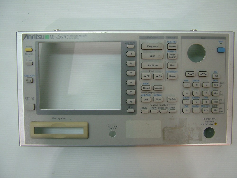 Anritsu front panel keypad for MS2667C P60038