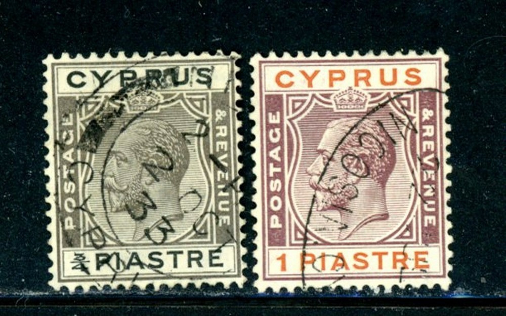 Cyprus Scott # 93, 94 - Used