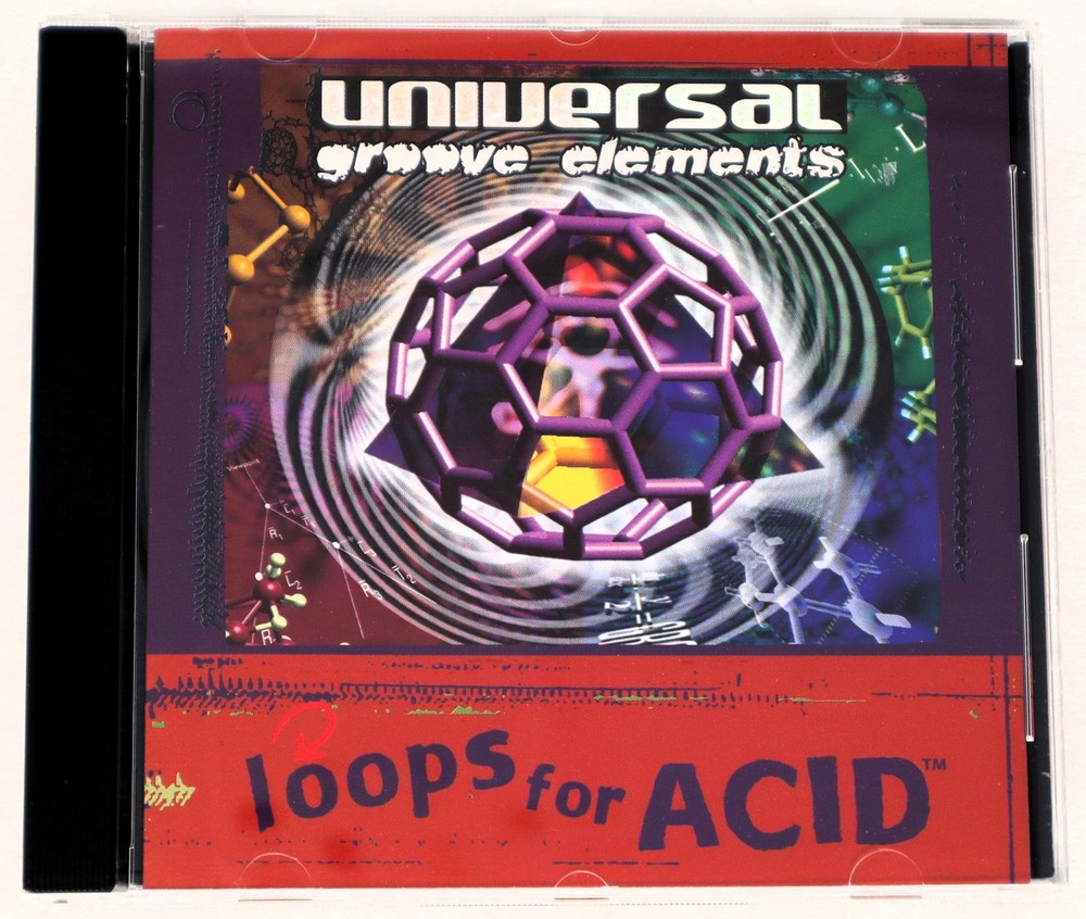 Sonic Foundry Universal Groove Loops For Acid Sample/Sound Library/Sampling CD