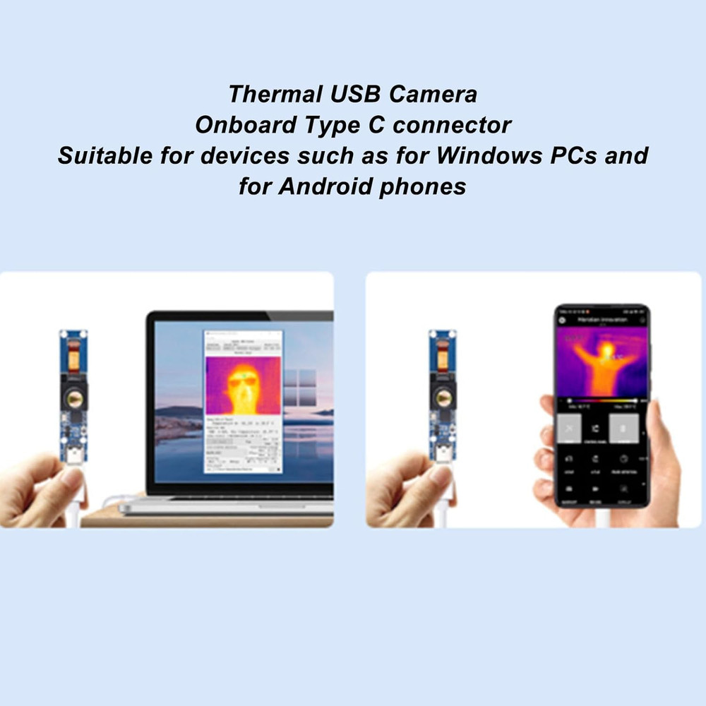 Thermal USB Camera Module, IR Thermal Camera Sensor Temperature Sensor Module, T