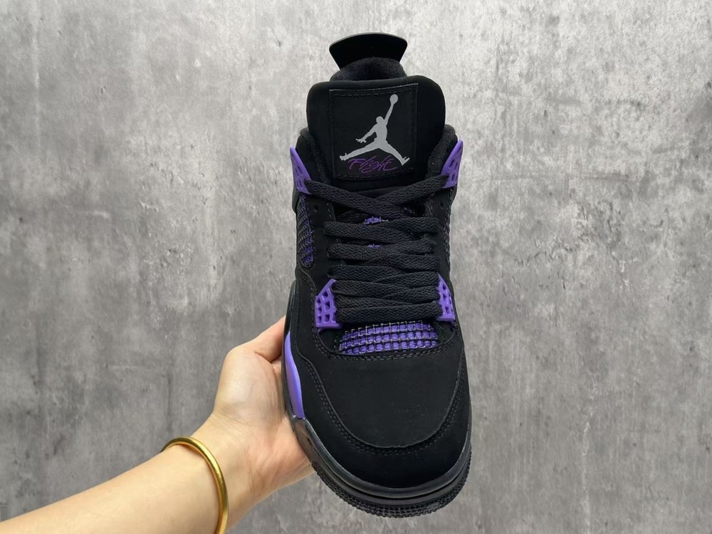 AJ4 Retro Purple Thunder Shoes