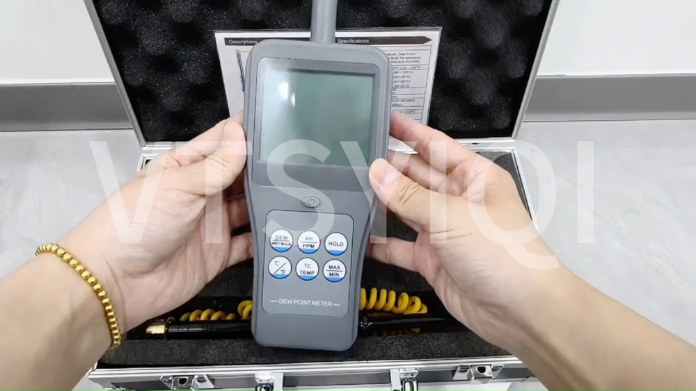 Digital Thermocouple Dew Point Meter with 7 Parameters Surface Temp Measurement