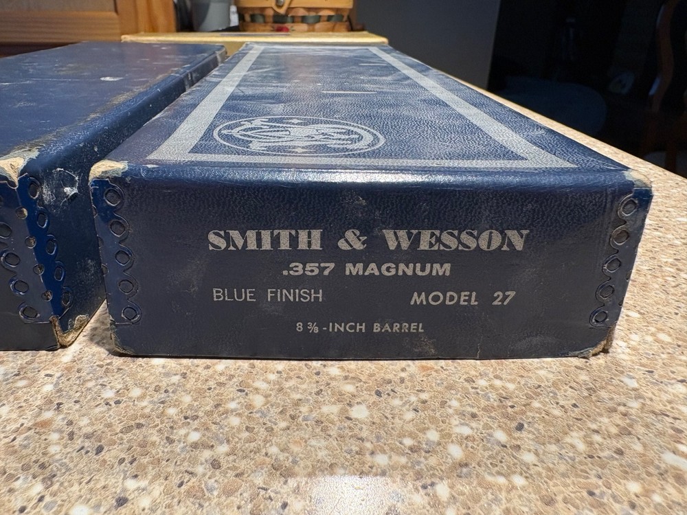 smith and wesson model 27 .357 box