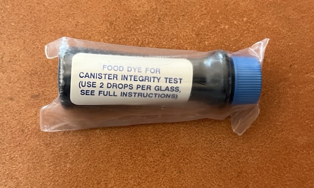 First Need Water Purification System, General Ecology Inc, Bag & Test Drops