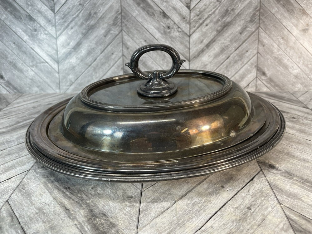 Vintage BSCEP Silver Plated Platter 4 Piece