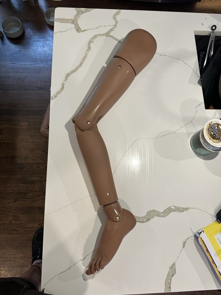 Life/form GERi/KERi Replacement Leg, Complete Left - Medium Tone