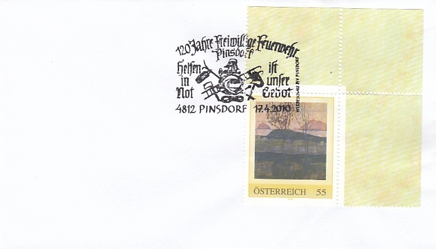 Austria PM Painting Mountain Receipt