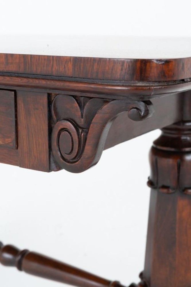 William IV Library Table Desk 19th Century