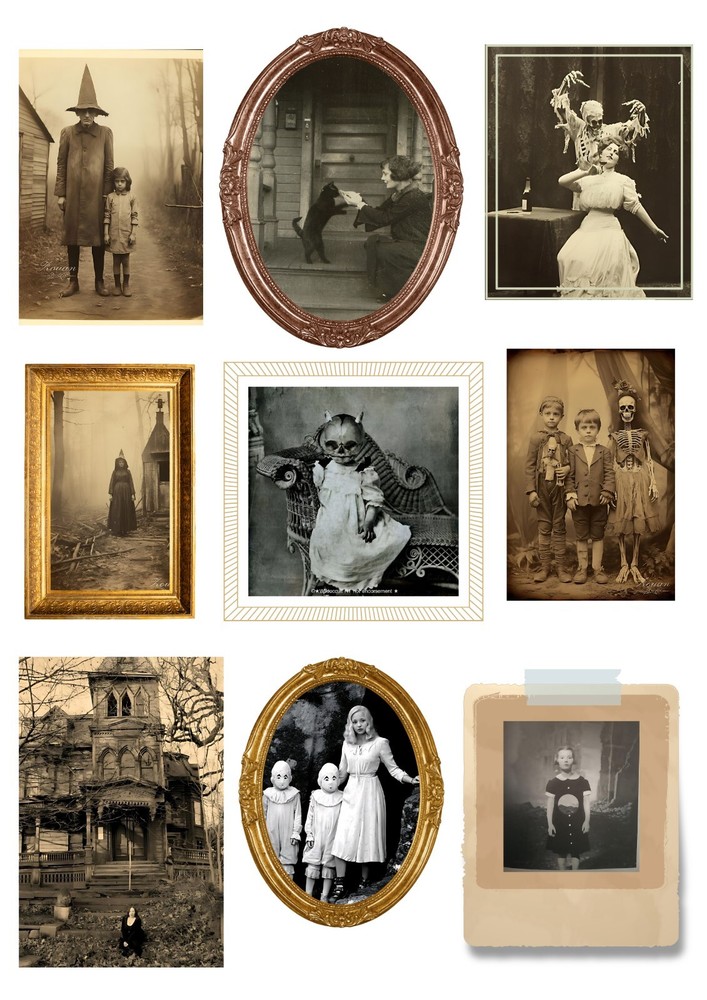 Creepy Scary Prints PICK A SET