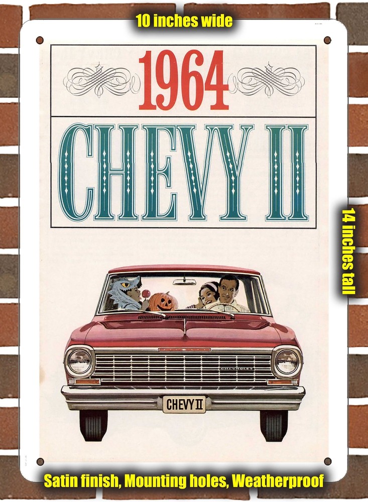 Metal Sign - 1964 Chevy II