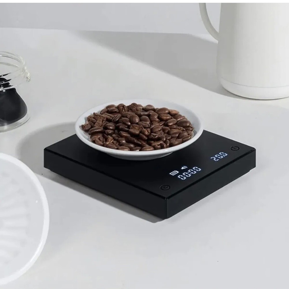 TIMEMORE Digital Scale Basic+ Scale Coffee Food W/ Timer 2000 Grams New In Box