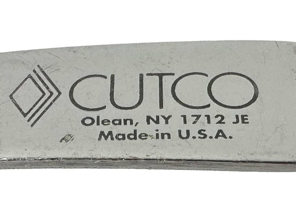 Cutco 1712JE Basting / Serving Spoon Classic Marbled Brown Handle