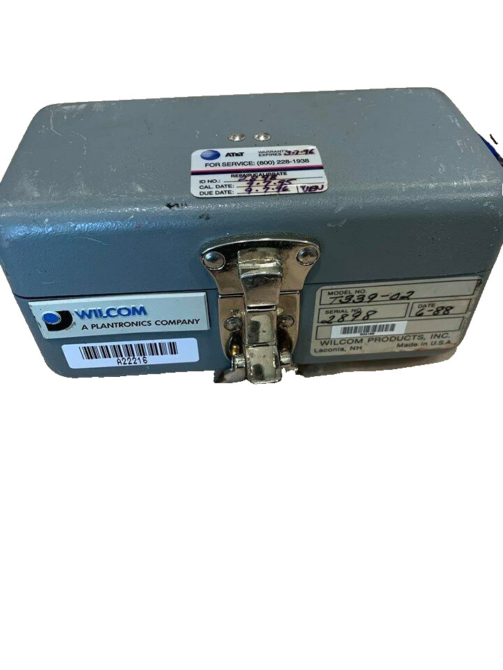 Wilcom Model T339-02 Optical Level Meter USED.