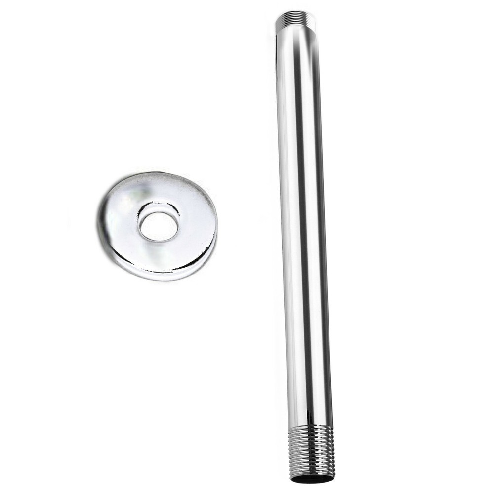 Heavy Duty Chrome Brass Round Ceiling Mount Shower Arm