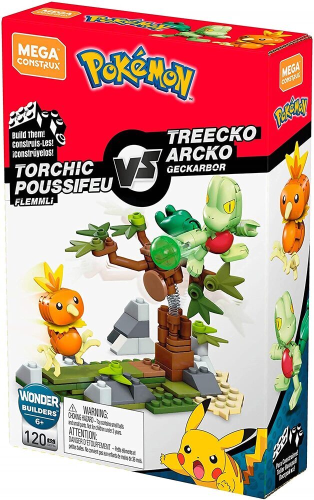 Mega Bloks Pokemon Mega Construx Torchic Vs. Treecko GKY94