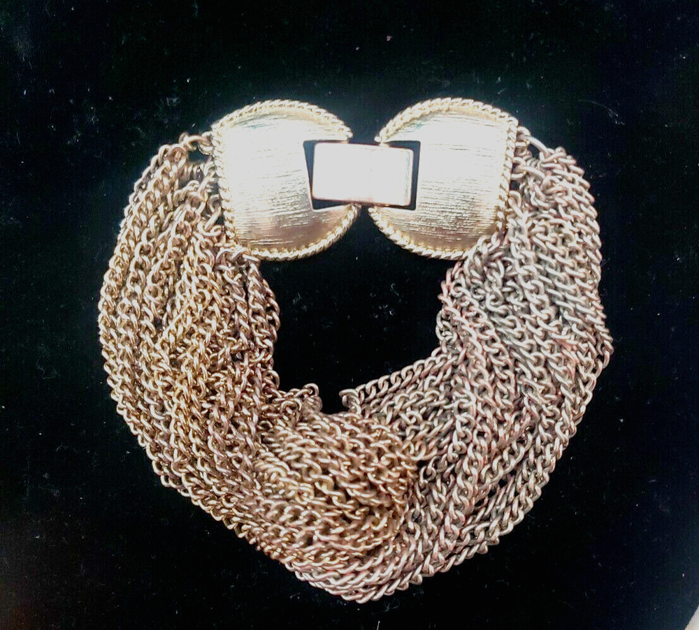 Multi Chain Bracelet - 8" Snap Closure