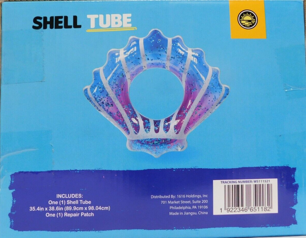 Shell Tube Pool Floaty By High Five