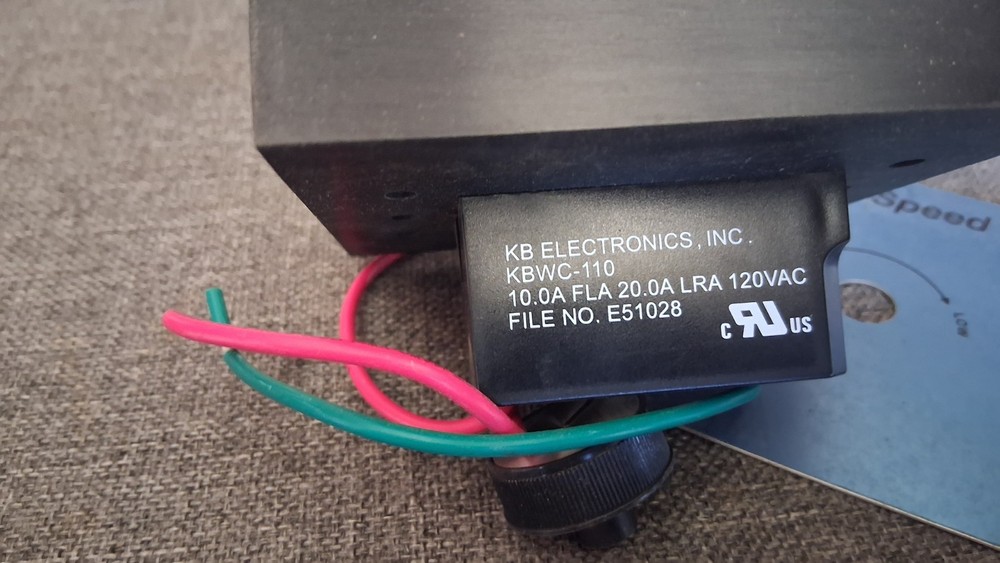Solid State Motor Speed Control Model KBWC-110K 10 Amp 120 V