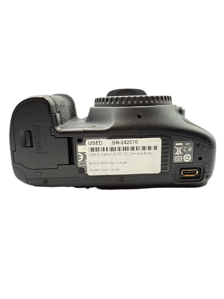 USED Canon EOS 7D Camera Body