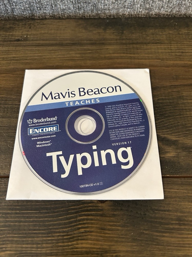 Mavis Beacon Teaches Typing: Version 17- Windows / Mac / PC Disc only