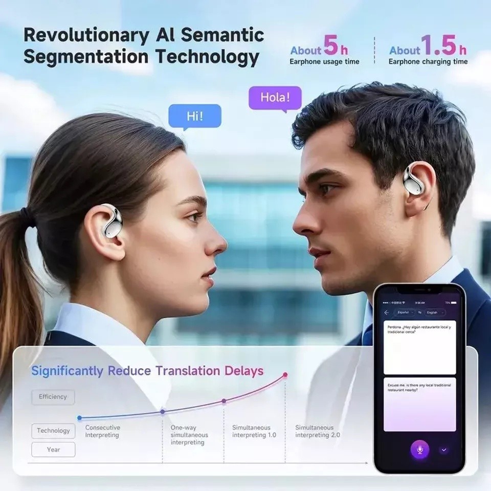 AI Language Translator Device Real-time Smart Instant Voice 150+ Languages