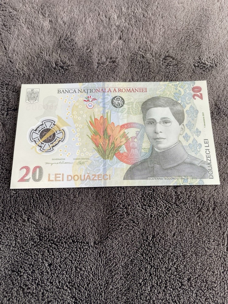 Romania 20 Lei 2021 Polymer
