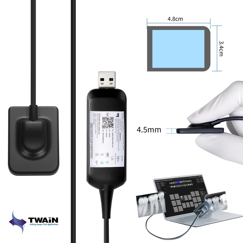 Dental Sensor Digital RVG Sensor Size 2 Woodpecke Style