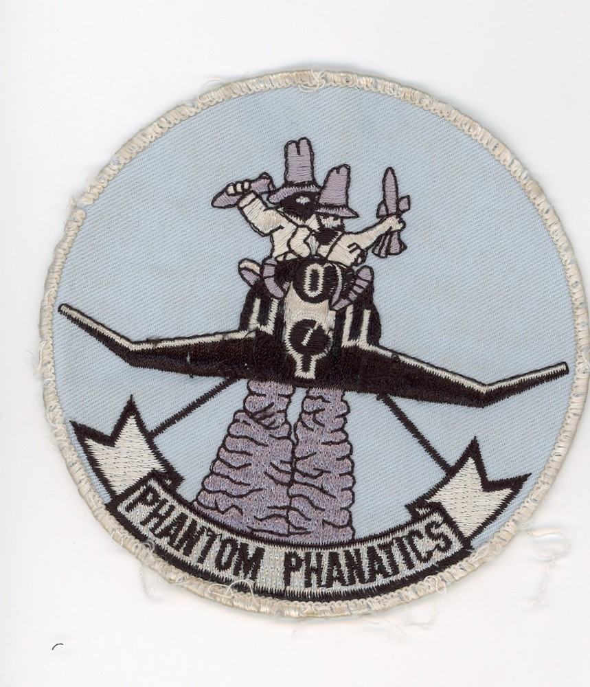 PATCH USAF F-4 PHANTOM PHANTOM PHANATICS SEW USED ON PARCHE
