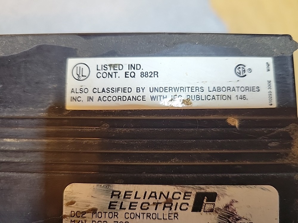 Reliance Electric DC2-70G, DC2 Motor Controller