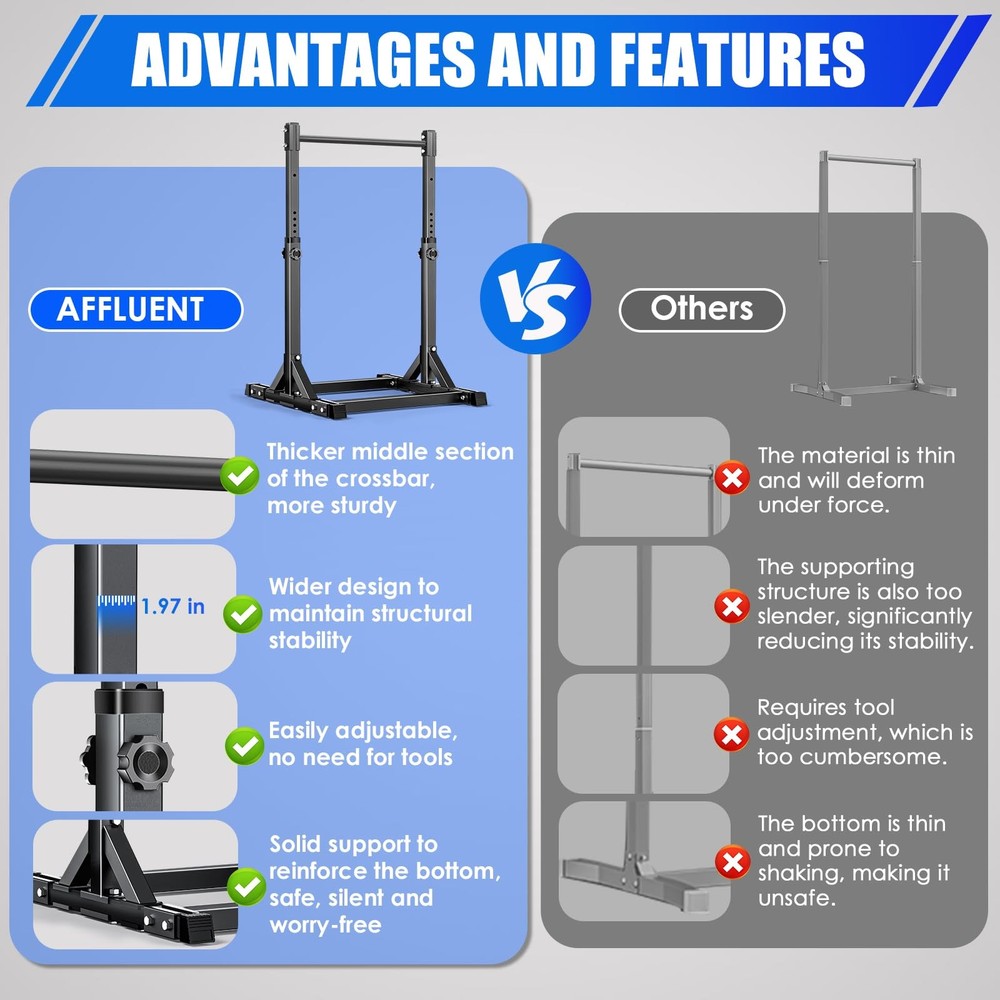 Pull Up Station,Power Tower Adjustable Pull Up Bar Free Standing, Pull Up Bar...