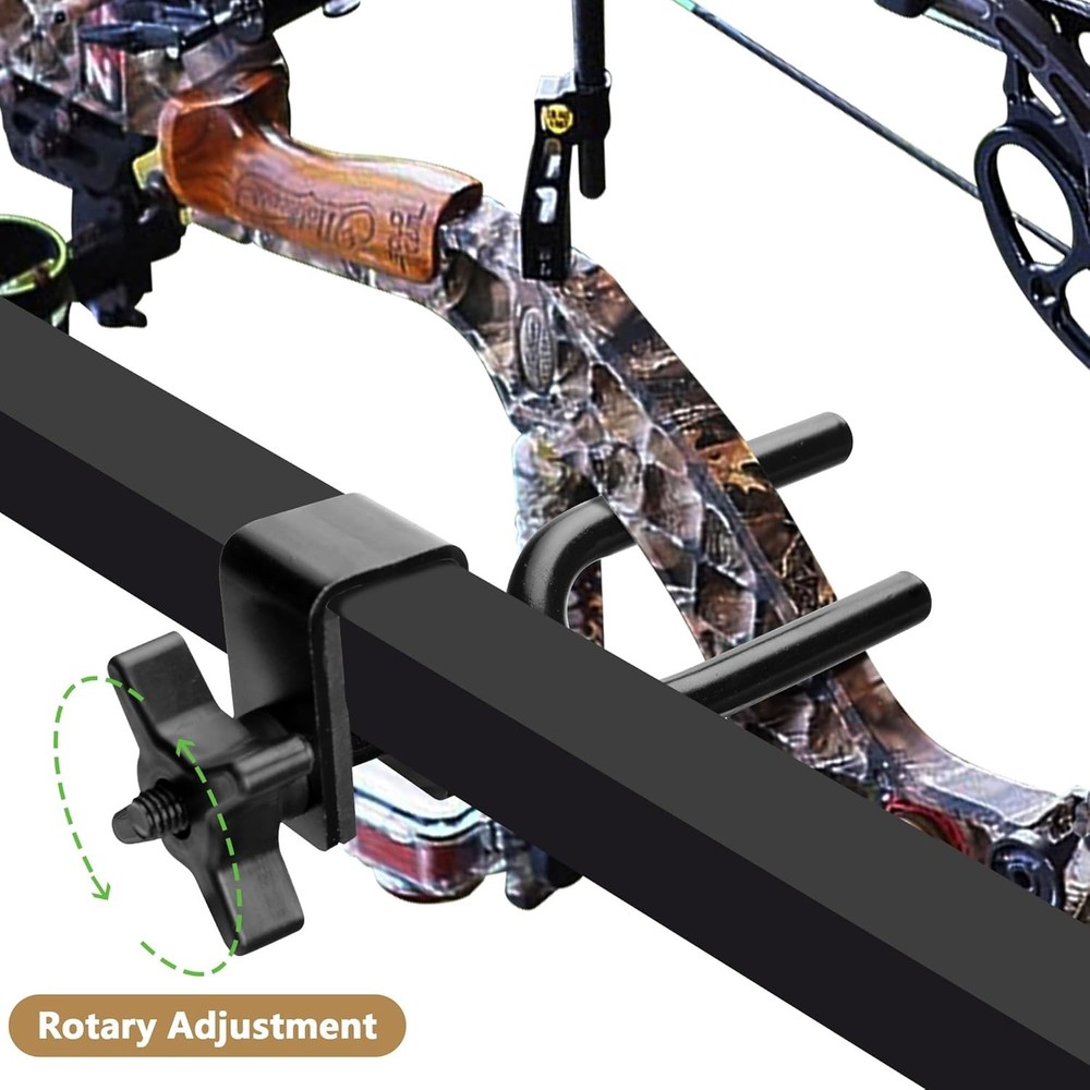 Treestands Universal Bow Holder Easy Installation Adjustable Black