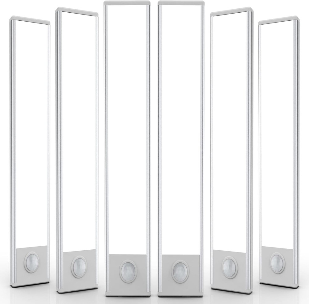 6 Pack Under Cabinet Lights Wireless 32 LED Motion Sensor Light Indoor