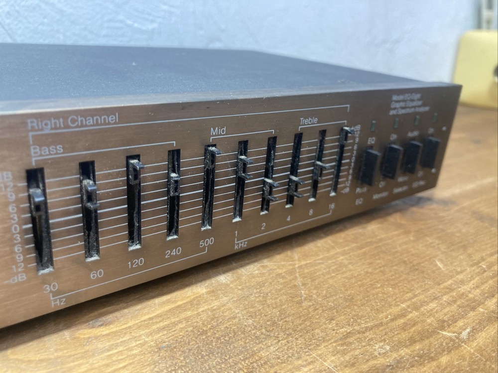 AudioSource EQ Eight Graphic Equalizer Spectrum Analyzer Need New Slider Knobs