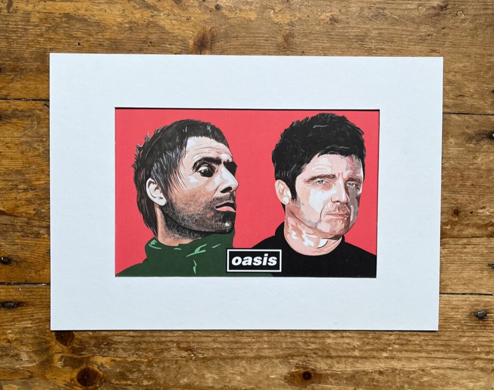 OASIS - Original Artwork Print set in a A4 Border
