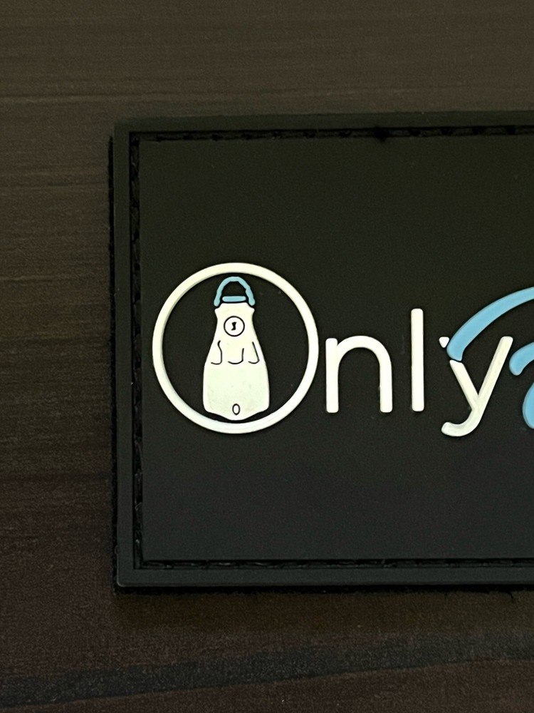 OnlyFins SCUBA Diving PVC Morale Patch, 3 Inch, Hook & Loop Attachment OnlyFans