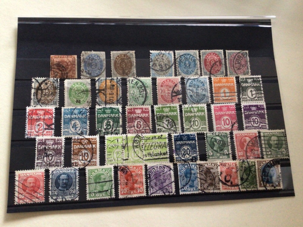 Denmark mounted mint or used stamps A15675