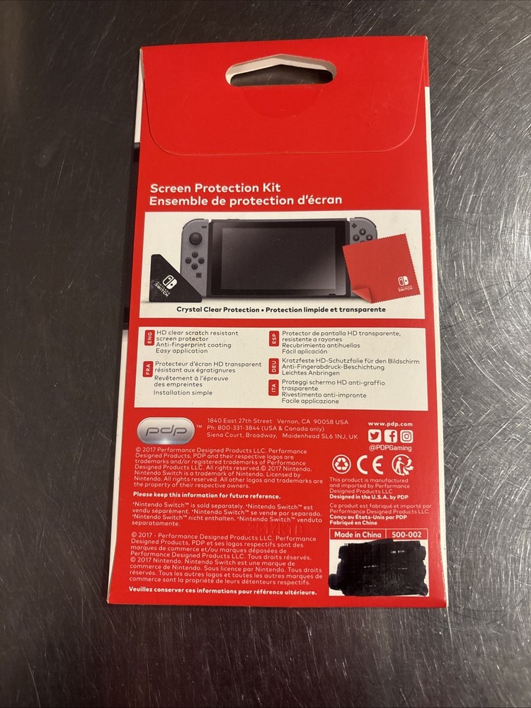 Nintendo Switch Launch Screen Protection Kit 2017 PDP Official Nintendo NEW