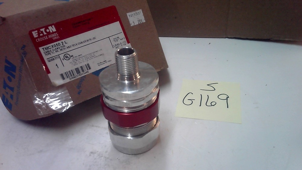 EATON TMCX0502L CABLE GLAND ( MISSING LUBE PACK)