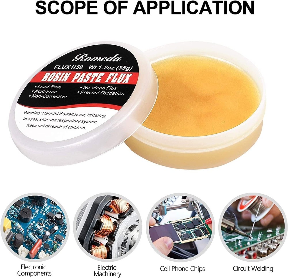 2 Jar Solder Flux Paste - Strong Anti-Oxidation for Electronics DIY Projects