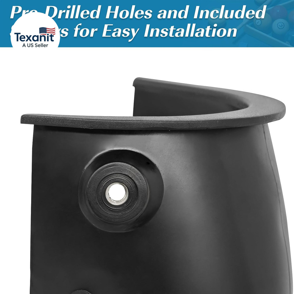 Pool Table Pockets Replacement Pockets for Billiard Table Set of 6