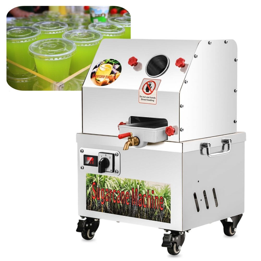 Commercial Sugar Cane Juicer Press Machine 304 Stainless Steel Juicing Machine