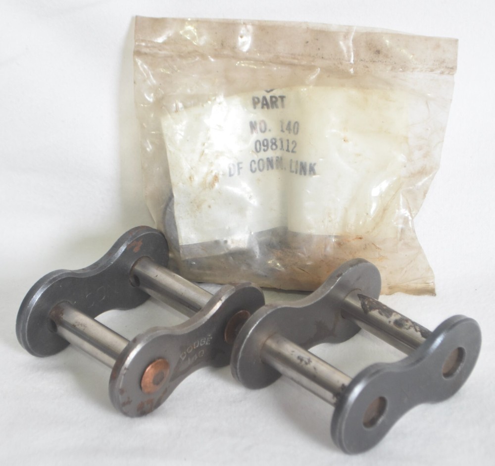 2 COUNT Dodge 140 Roller Chain Cotter Pin Style Link 098112
