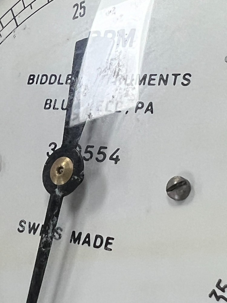 👀 NEW BIDDLE INSTRUMENTS CENTRIFUGAL TYPE HAND TACHOMETER 350554