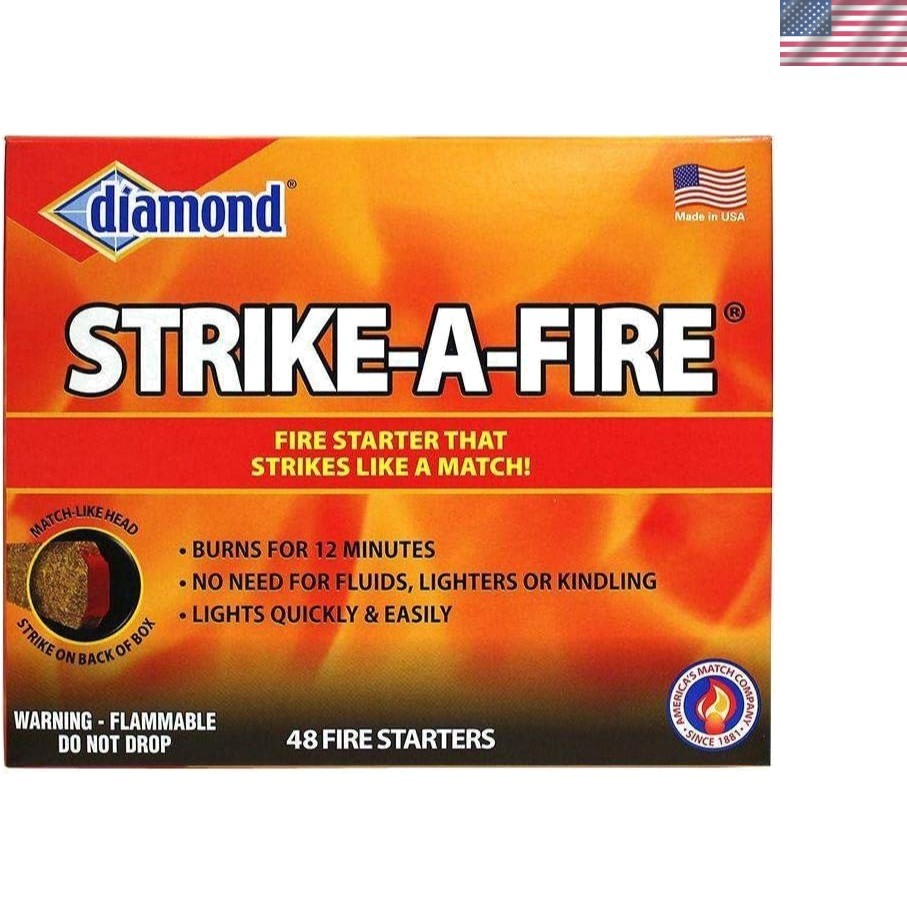 Strike-A-Fire Firestarter Matches, 48-Ct.