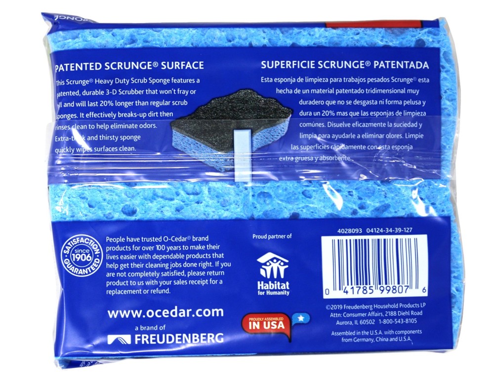 O-Cedar Scrunge Heavy Duty Scrub Sponge