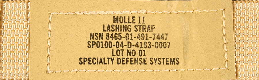 NEW 4 Molle Q/R Adjustable LASHING STRAPS Cargo Straps Desert Tan DCU 1" x 68"