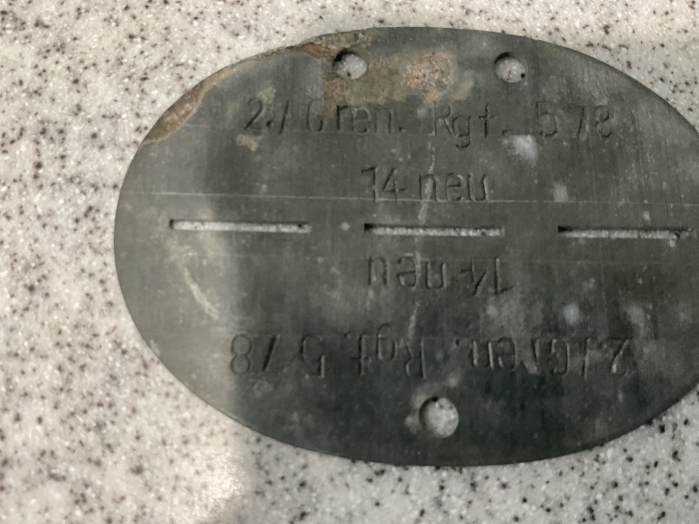 German WW2 dog tags