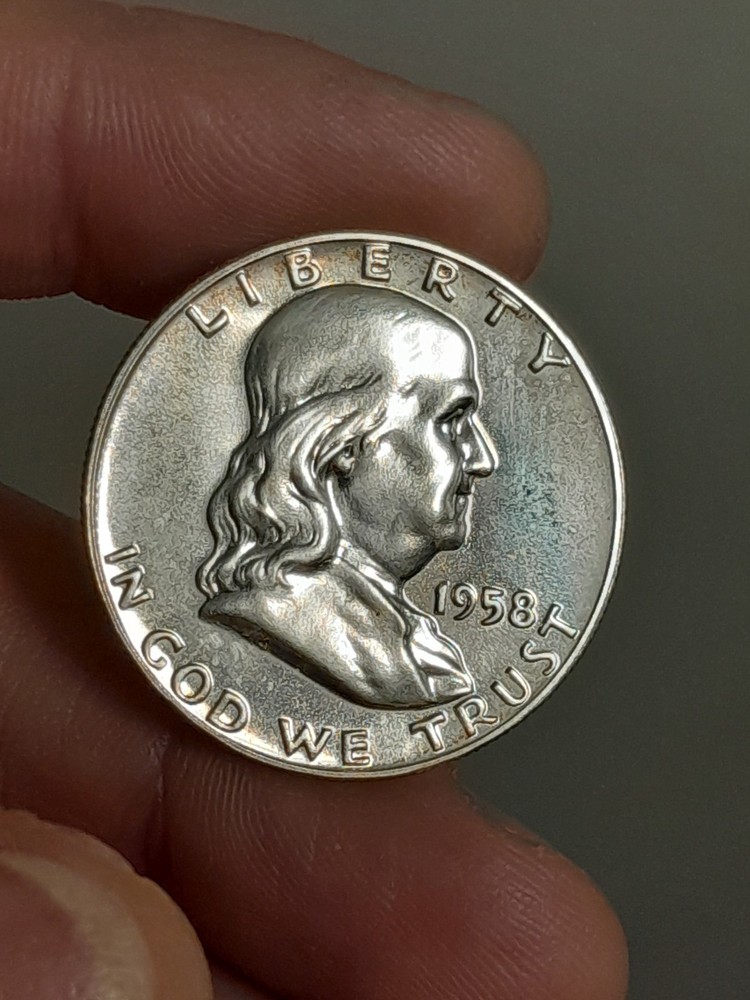 1958 Proof Franklin Half Dollar